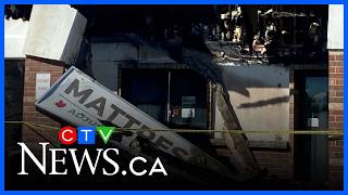 Aftermath of Oro-Medonte commercial building fire