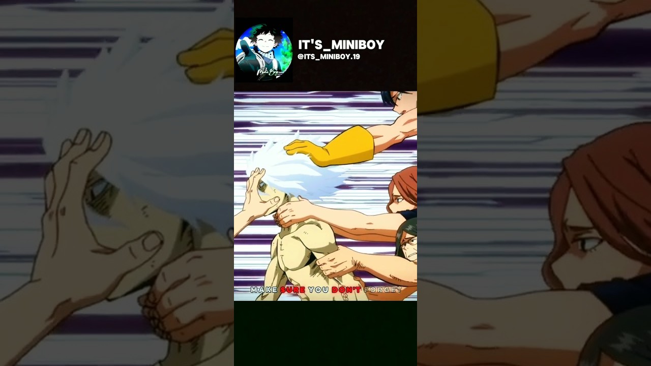 Shigaraki awakening 😧 