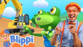 The Excavator Song! | Blippi & Gecko Special! | @GeckosGarage