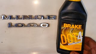 Morris Minor Level 2: Checking the brake fluid on a Morris Minor