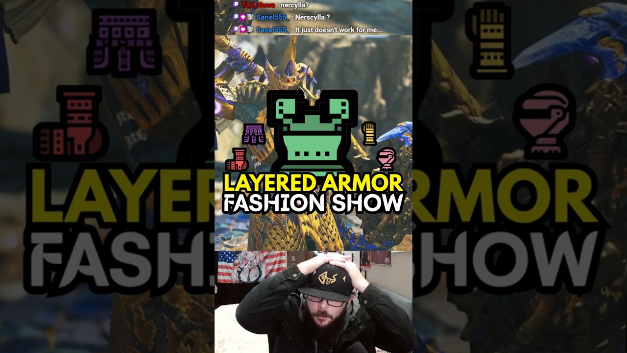 Roy's Golden Warrior! | Monster Hunter Wilds Layered Armor Fashion Show