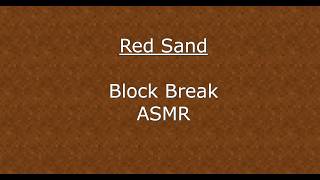 30 Minutes Red Sand | Block Break ASMR |