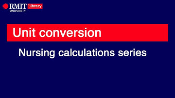 Nursing calculations: Converting between large and small units
