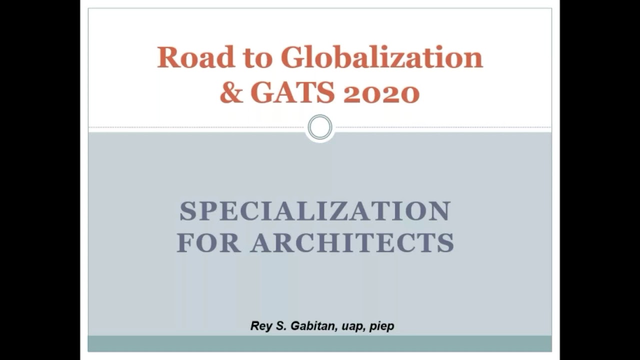 Fields of Architectural Specialization - YouTube