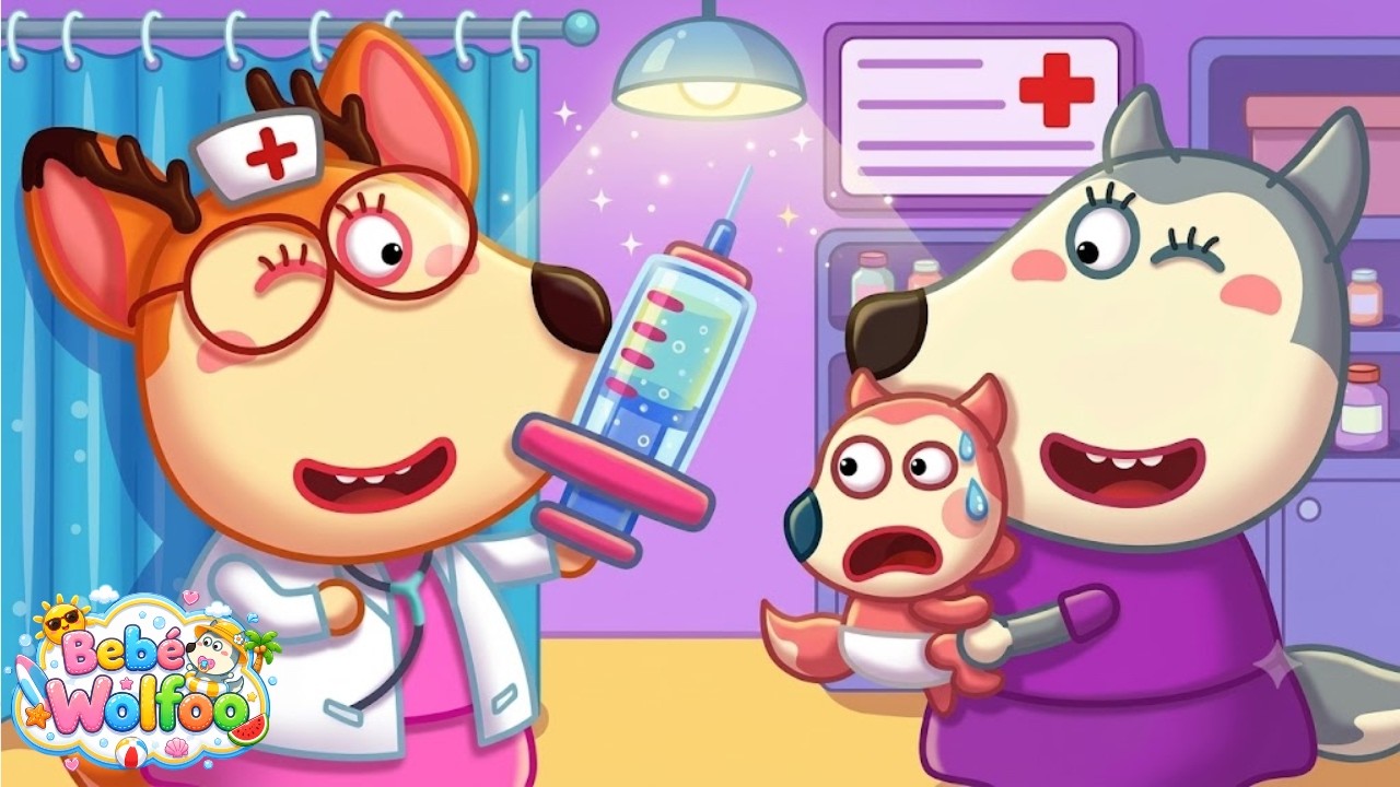 Bebé Wolfoo | Chequeo médico divertido | Aprendemos a no tener miedo | Dibujos animados para niños