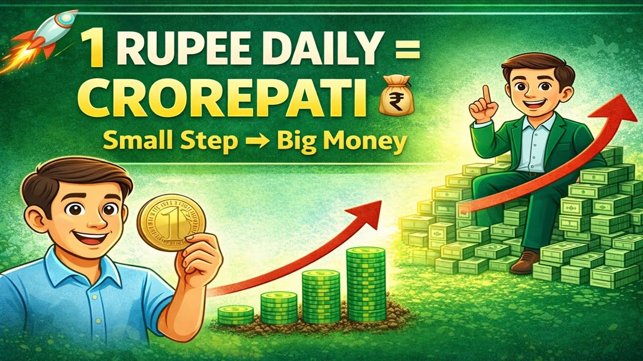 ₹1 Daily Investment Can Make You a Crorepati 😱 | Magic of Compound Interest