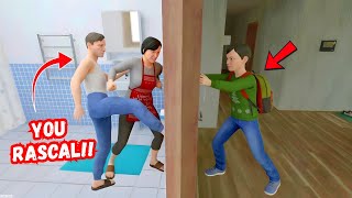 Andrews Parents Crazy Reaction On Different Things In Schoolboy Runaway Stealth😱