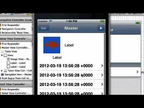 iPhone Xcode 4.3 Table Cell Header Image and Text Tutorial - No Code Method