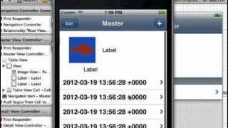 iPhone Xcode 4.3 Table Cell Header Image and Text Tutorial - No Code Method