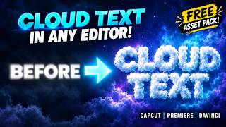 Information Make Realistic Cloud Text in ANY Video Editor (Easy Tutorial + Free Assets) News