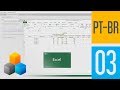 A importação dos itens de Excel
