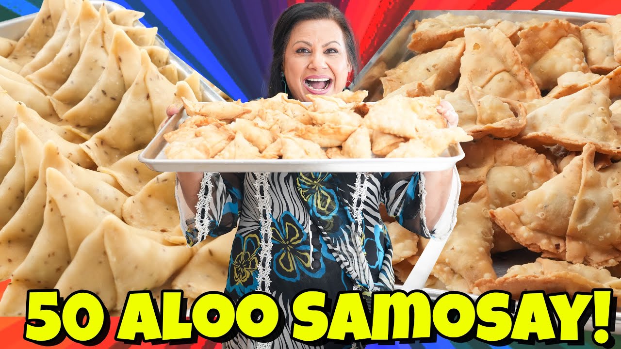 Humare Ghar Aane Wali Dawath ke Liye Maine Banaye Professional Style ke 50 Aloo Samosay Recipe - RKK