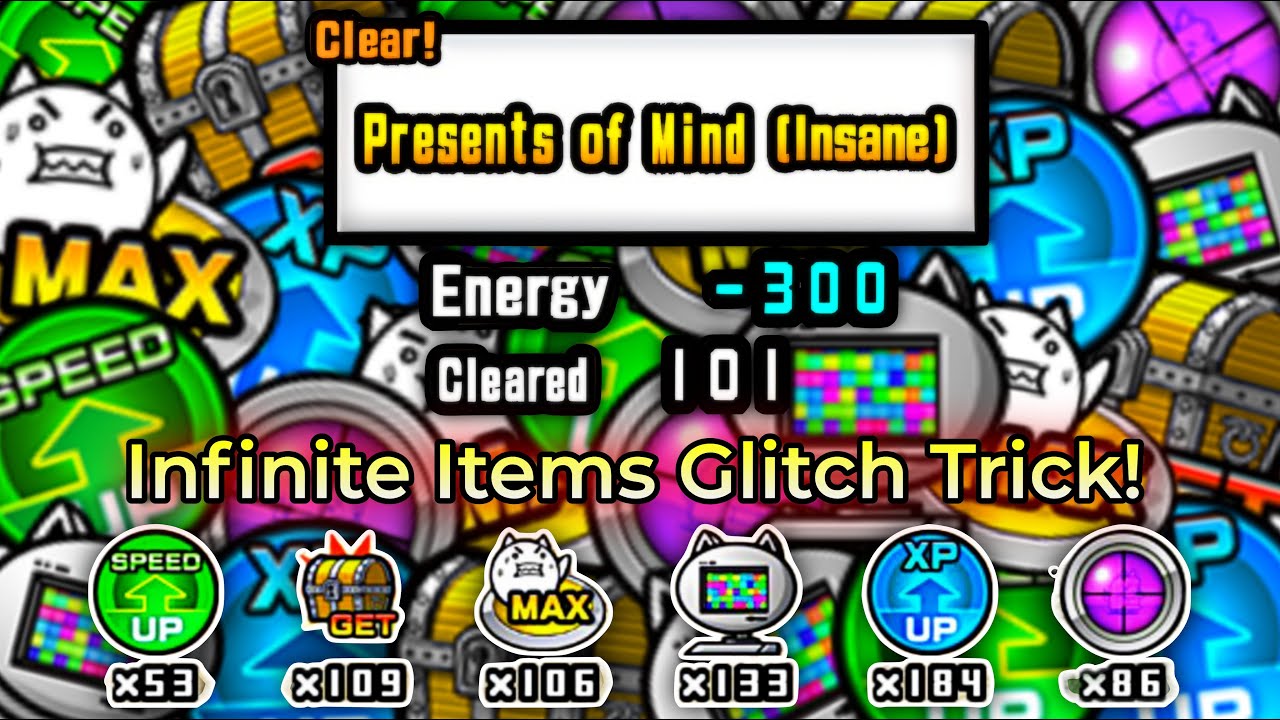 INFINITE ITEMS BABY! [ Ft. Energy/Gamatoto Glitch Trick! ]