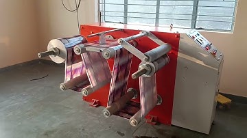 High Speed Roll Winder Rewinder Machine Printing For Batch Coding, Bar Code, MRP, Expiry Date etc...
