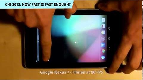 How fast is fast enough?