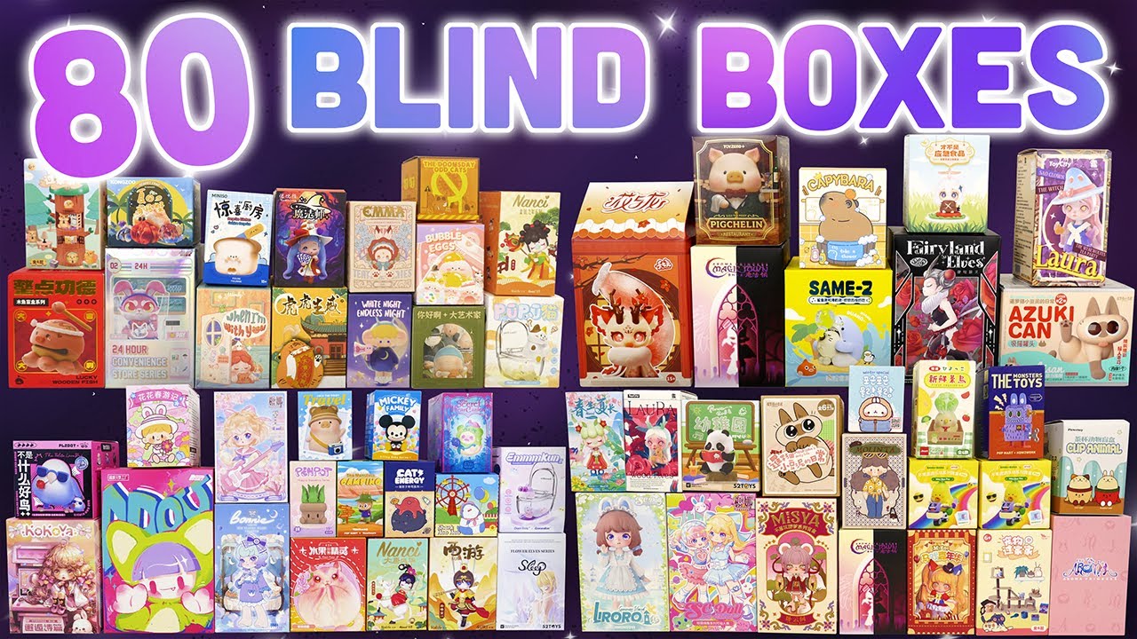 Unboxing 80+ Kikagoods Blind Boxes