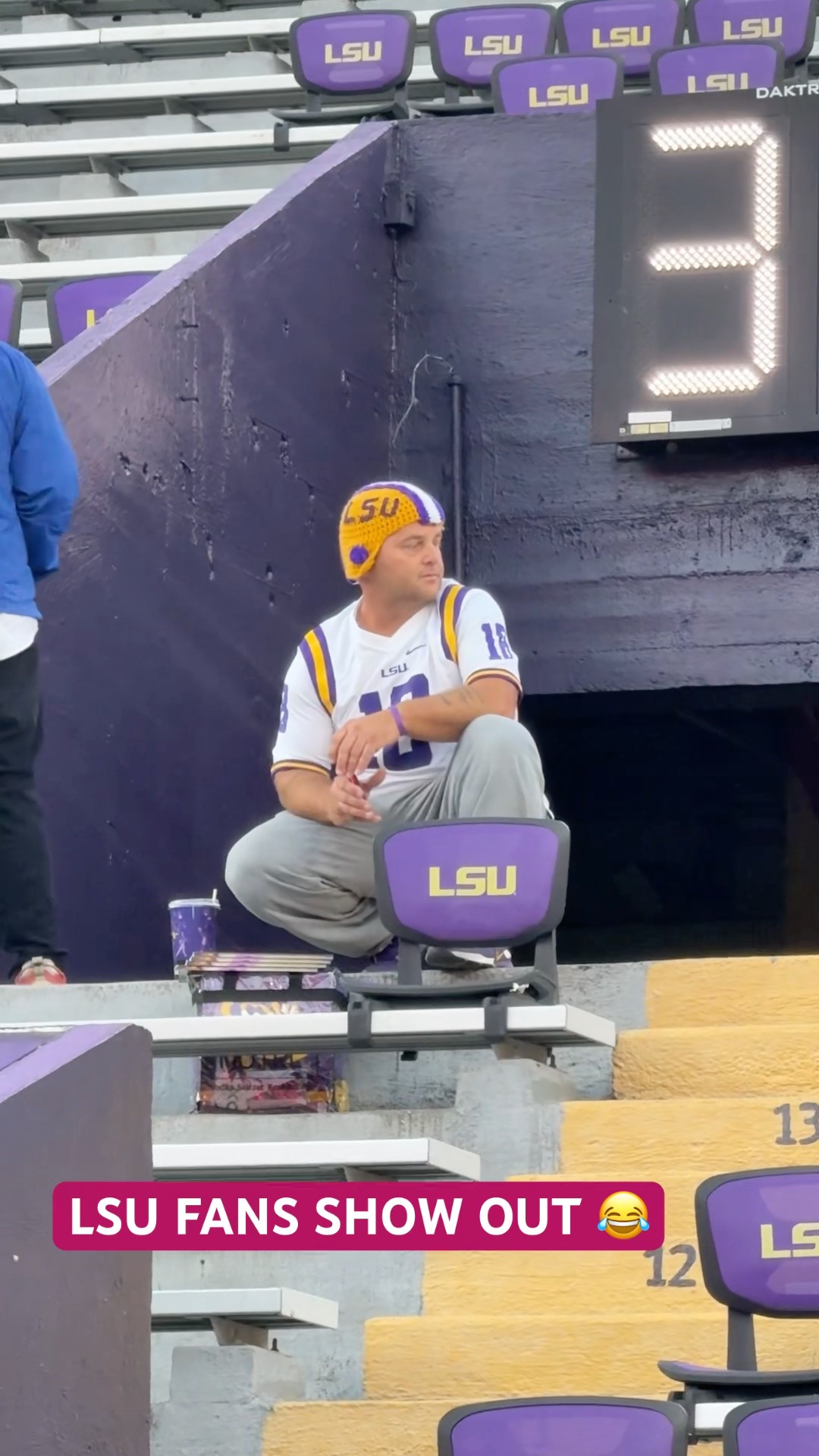 LSU Football fans always show out ??