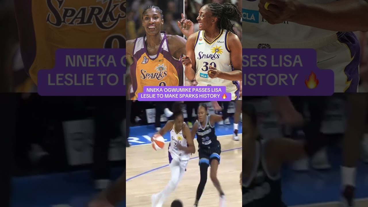 Madame President is the new all-time scoring leader for the Sparks 👏