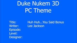 Duke Nukem 3D PC Theme - Huh Huh... You Said Bonus screenshot 5