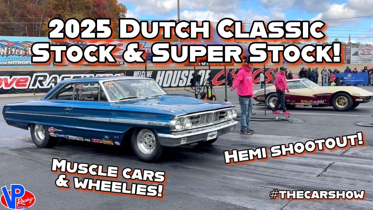 2025 Dutch Classic Maple Grove Super Stock Eliminator NHRA Drag Racing Muscle Cars Wheelies Hemi