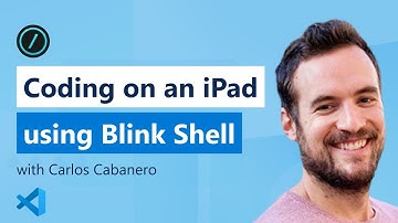On-the-go coding on an iPad with Blink Shell and VS Code
