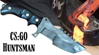 Knife making - CS:GO Huntsmen Damascus knife