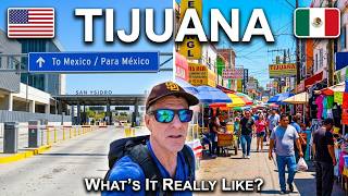 Walking into Tijuana Mexico 🇲🇽 From The United States (What’s It Really Like)