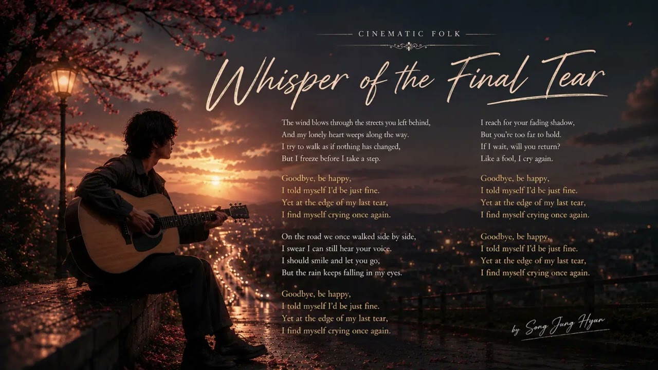 🎙️ Whisper of the Final Tear [Re Single]  😢 마지막 눈물 끝에 남겨진 이별의 속삭임 🙏 청아한 남성 보컬과 테크니컬한 어쿠스틱 기타