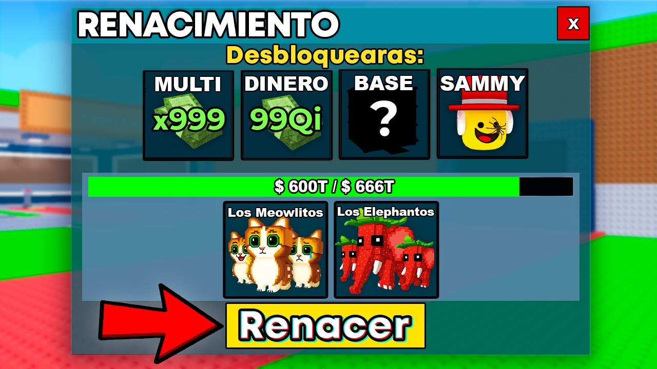Desbloqueé el SUPER RENACIMIENTO ADMIN?! en Steal a Brainot