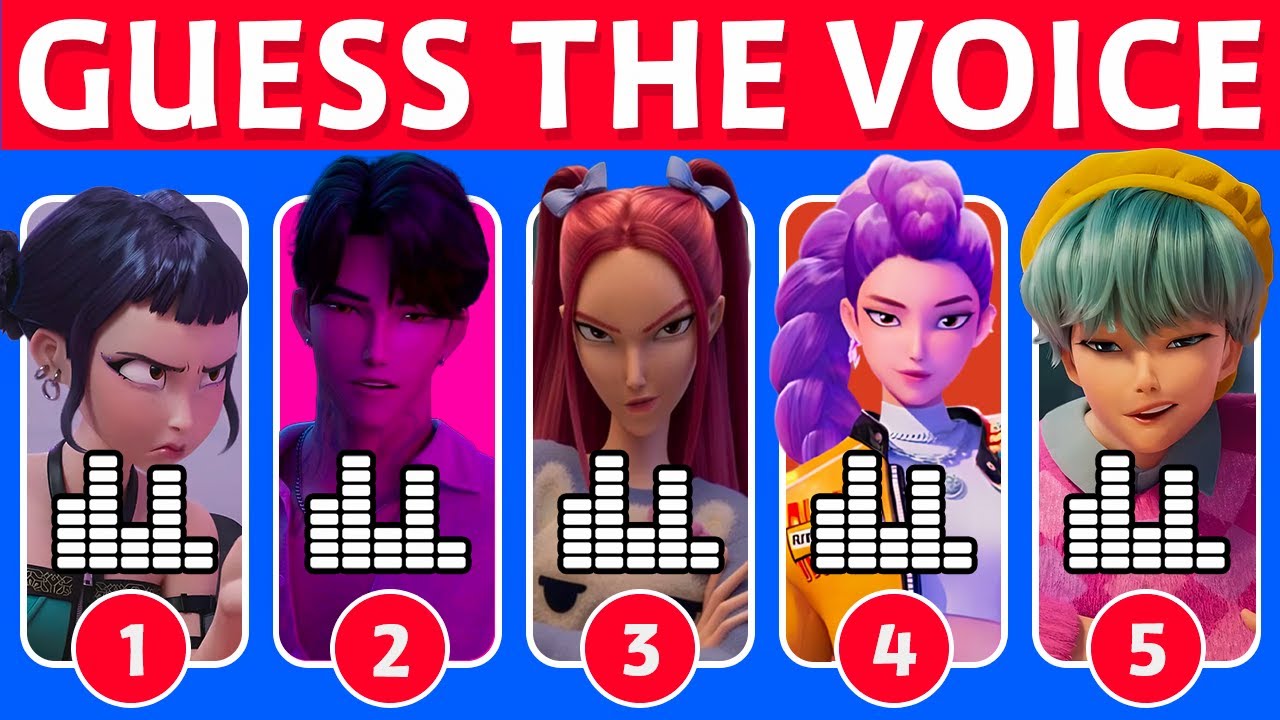 Guess the K-Pop Demon Hunters Movie Characters by Their Songs & Voices | Huntrix, Saja Boys, Rumi