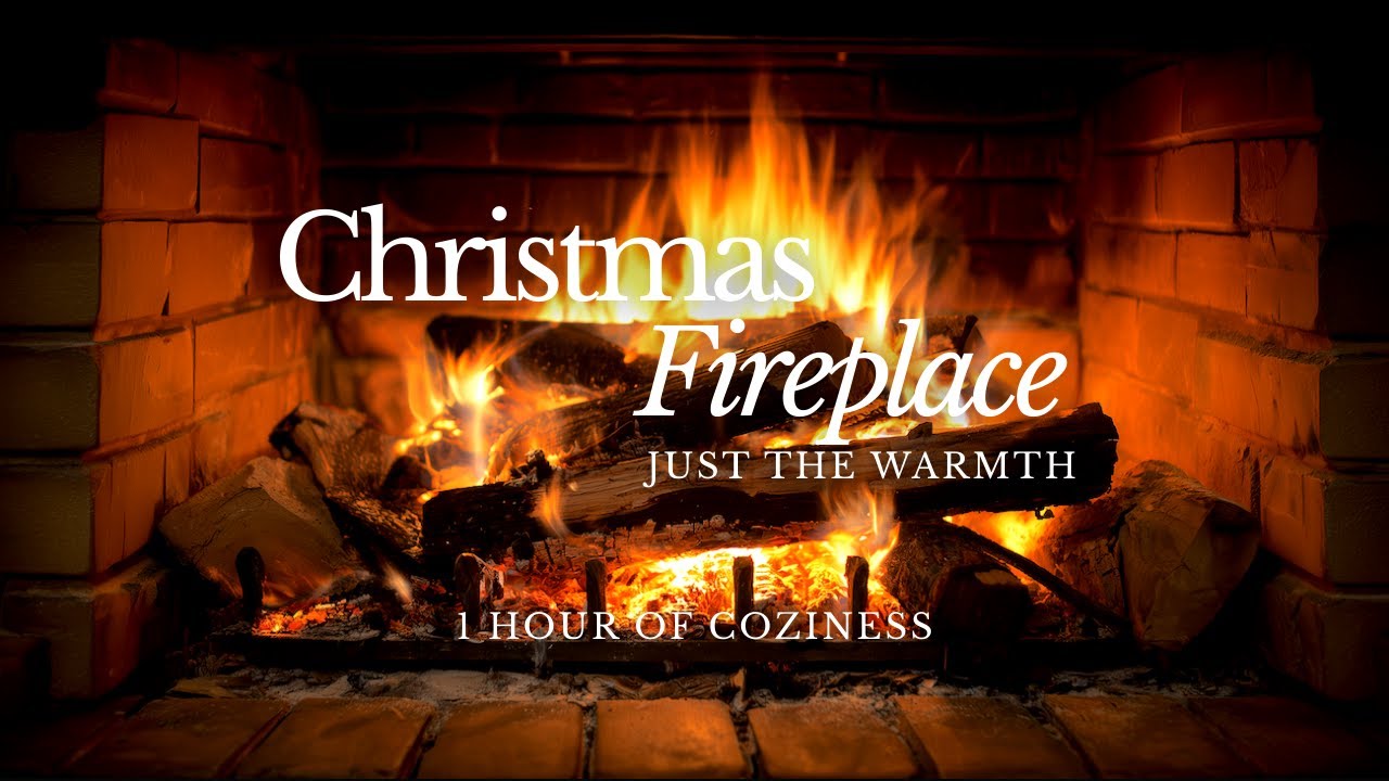 Relaxing Warm Fireplace WallArt | Cozy Winter Nights | Christmas 4K Frame TV Wallpaper Display