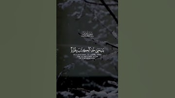 يا يحيى خذ الكتاب بقوة وآتيناه الحكم صبيا...قرآن كريم