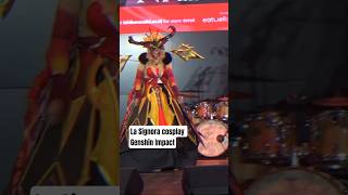 NAFIRUNA La Signora cosplay Genshin Impact #shorts #genshincosplay #lasignora