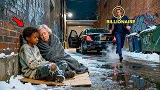 Homeless Boy Shelters a Lost Old Woman, Until Her Billionaire Son Arrives and Everything Changes