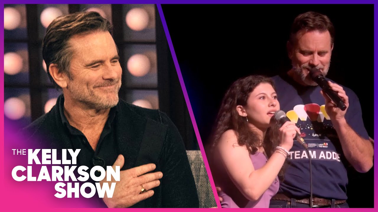 Kelly Clarkson & Charles Esten Reconnect With Teen Cancer Survivor
