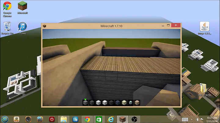 Minecraft Lets Build; Modern House