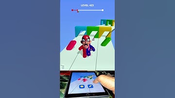 blob shifter 3D 🤠😬 run viral mobile game play level--423 #shorts #games #rungame