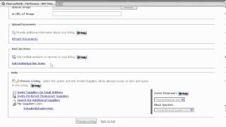 RFP Manager: Reverse Auction