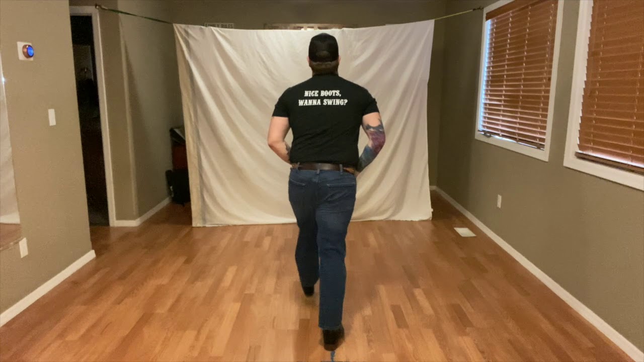 Freight Train Line Dance to Music