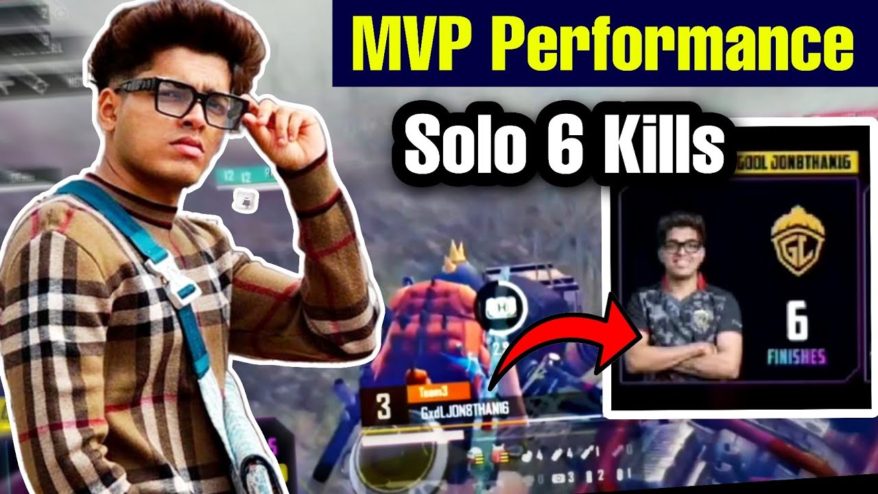 Jonathan MVP Performance 😮 Solo 6 Kills | Godlike Skyesports Highlights | Godlike Highlights Today