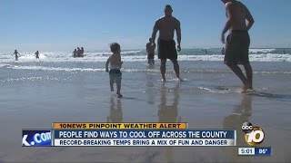 90-degree heat crushes old record in San Diego