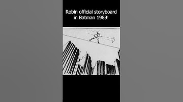 Robin in Batman (1989) - Official storyboard discarded Part 1 #shorts