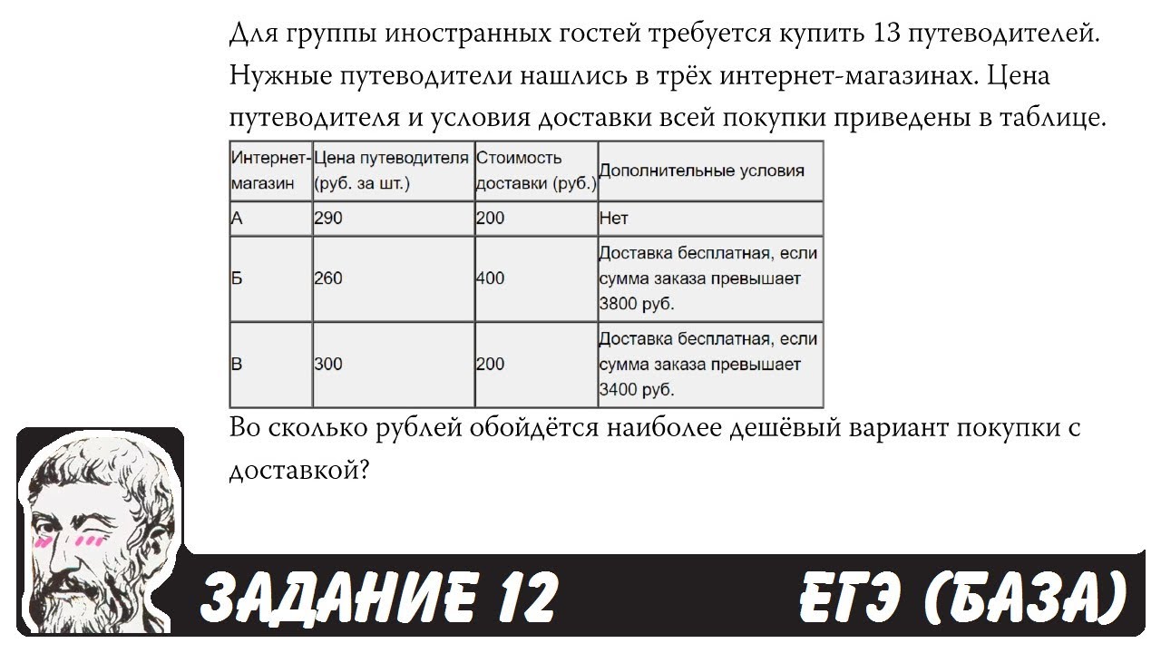 Ответы егэ база математика пифагор