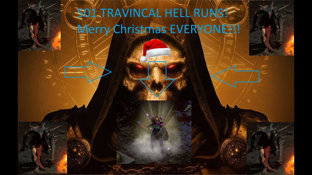 PD2 *Project Diablo 2* [501 TRAVINCAL RUNS] Loot highlights! Christmas edition!