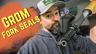How to: 2018 Honda Grom Fork Seal Replacement Walk Through