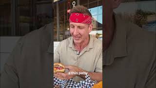 Toasty, gooey, and ridiculous! This burger is a flavor... #Shorts #bestfoodreviewshowever