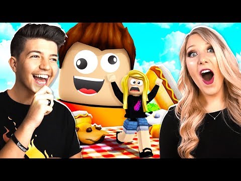 Playing The Funniest Roblox Game With My Wife Eat Or Die Youtube - preston playz roblox at prestonroblox twitter