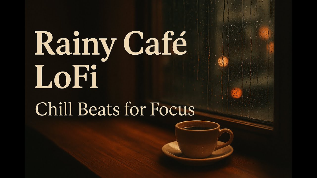 Rainy Café LoFi • 1 Hour Study Ambience ☕🌧️ | Chill Beats for Focus ...