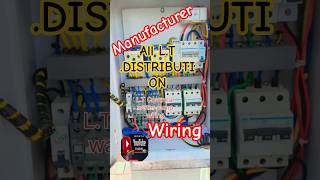 L.T.DISTRIBUTION panel wiring #ytshorts #smelectricaltips #industrialele #industrialelectrician #stt