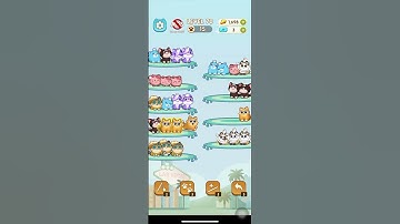 Color Cat Sort Cute Cat Game Level 70 #shorts #shortsfeed #cat #gaming